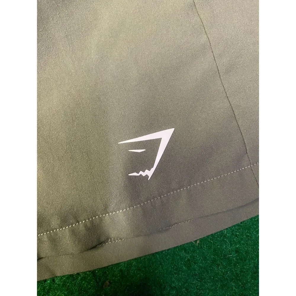 Gymshark olive green athlesiure gym shorts size M